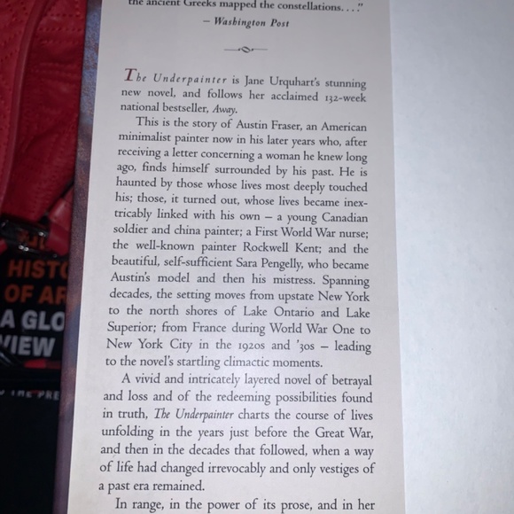 The Underpainter, novel by Jane Urquhart, 1997, hard cover - Picture 3 of 4